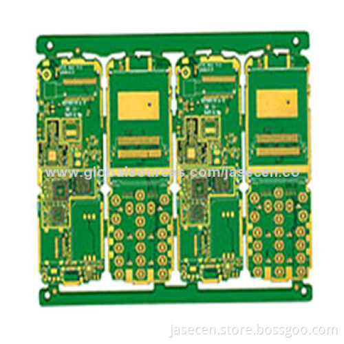 High-density multilayer PCBs with immersion gold, suitable for mobile phone keyboard